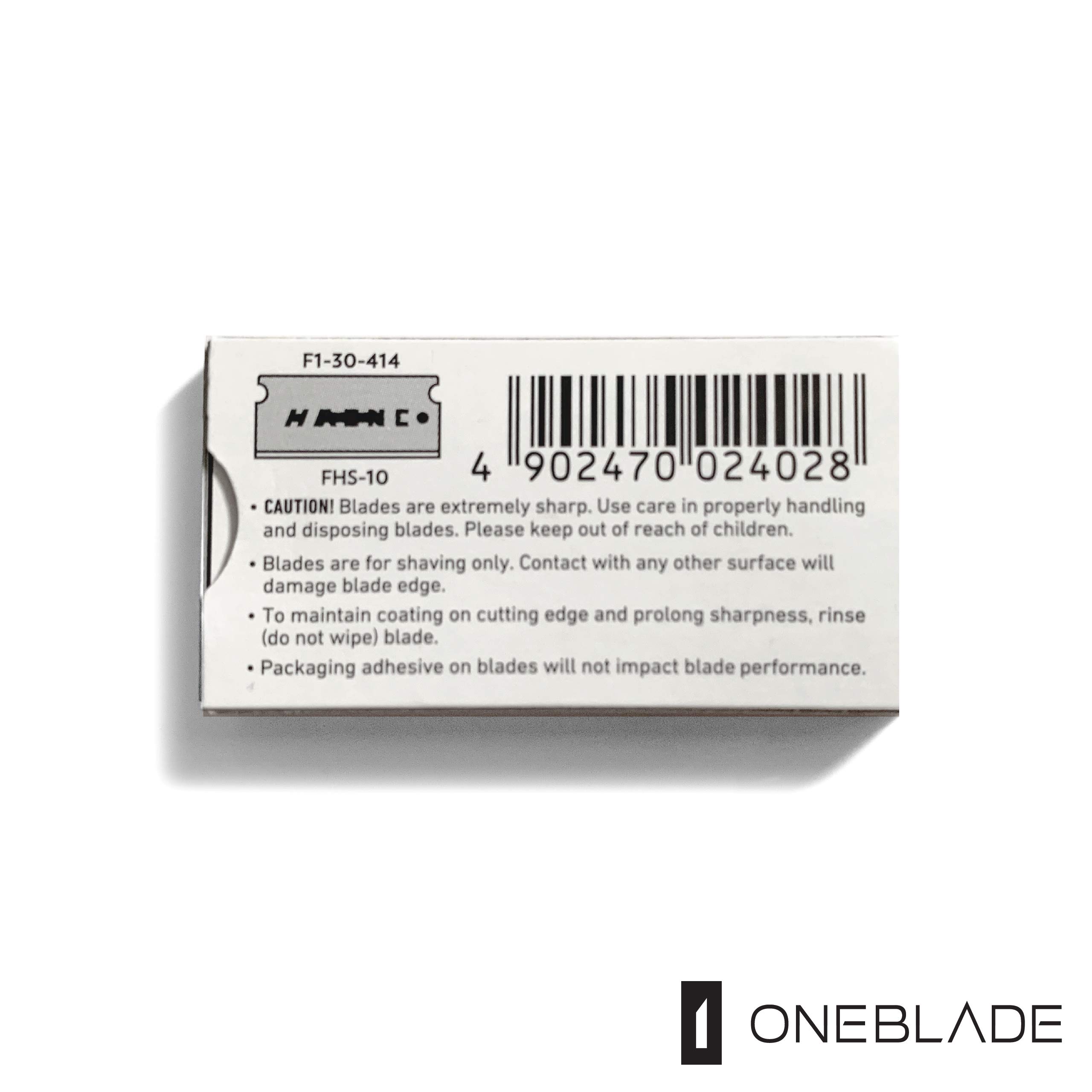 90 Feather FHS-10 Japanese Steel Razor Blades - Refill for OneBlade Core, Hybrid, & Genesis Razors - Single Blade Razor - Image 3