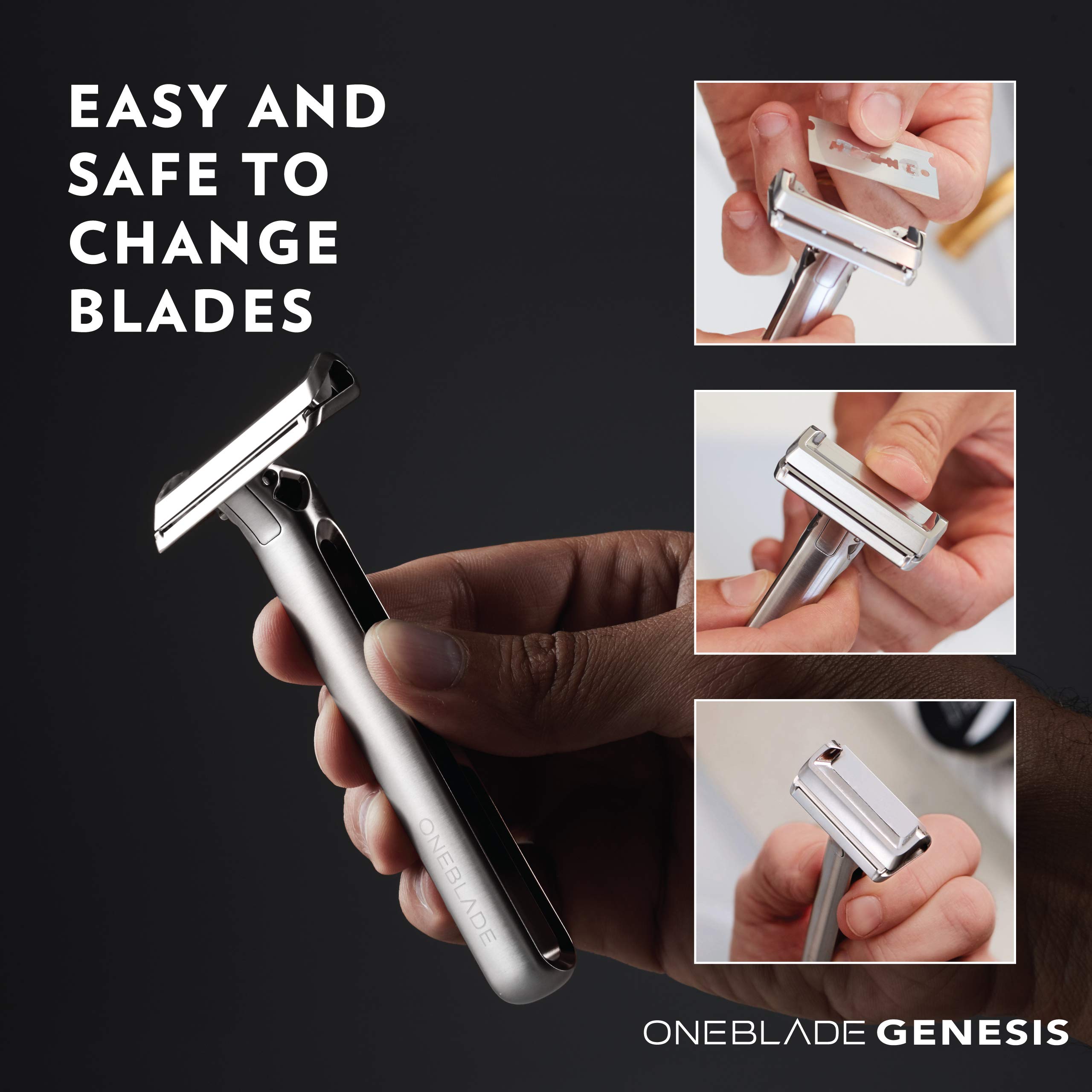 90 Feather FHS-10 Japanese Steel Razor Blades - Refill for OneBlade Core, Hybrid, & Genesis Razors - Single Blade Razor - Image 5