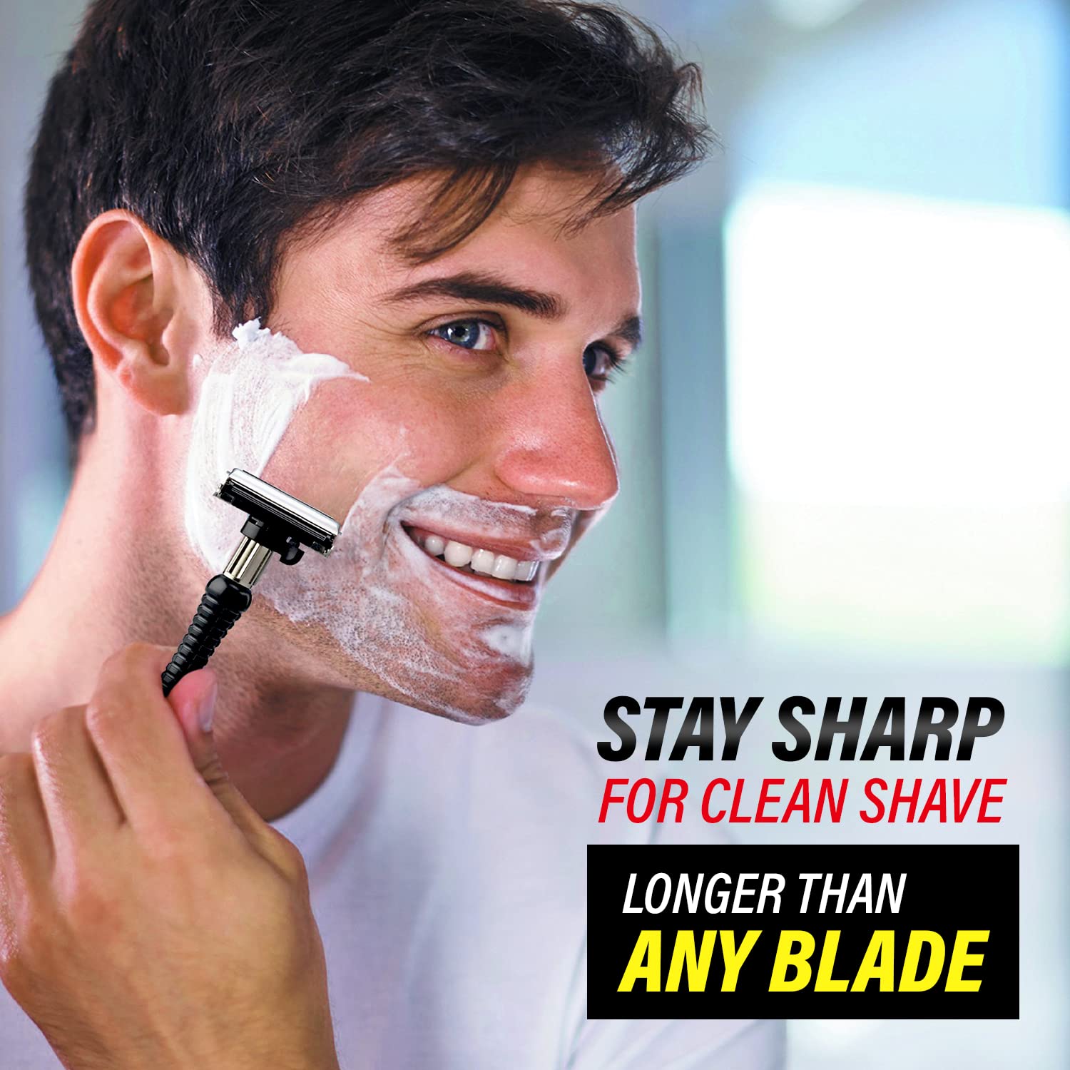 Feather Adjustable Double Edge Razor Shaving Set – Adjustable DE Safety Razor (Includes 2 Blades), Double Edge Razor Blades (50 Count), Blade Disposal Case – Complete Wet Shave Kit - Image 8