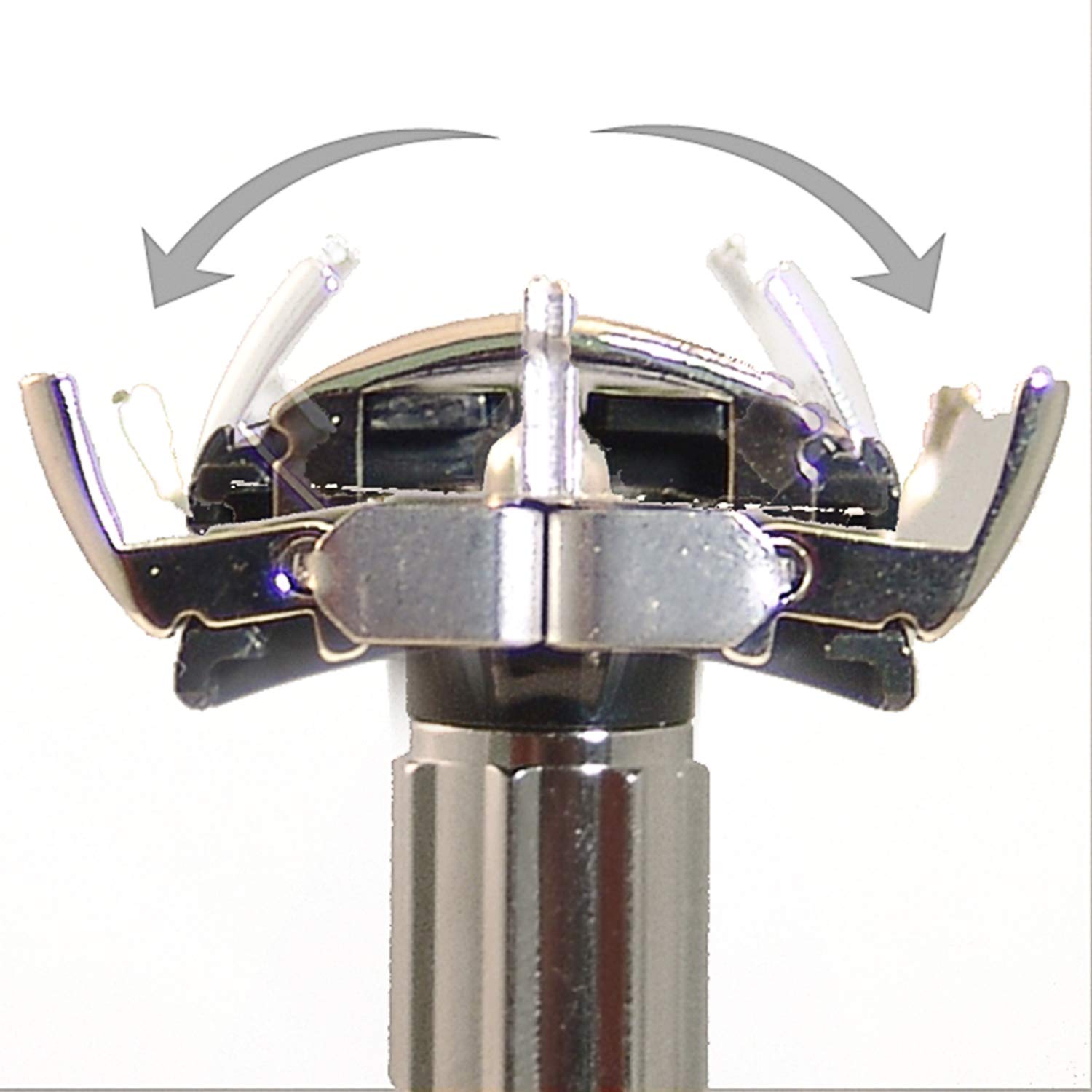 Feather Classic Shaving Essentials Set – Popular Double Edge Safety Razor (1 Count), Razor Blades (50 Count), Blade Disposal Case (1 Count) – Smooth, Close Shave with Safe Disposal - Image 3