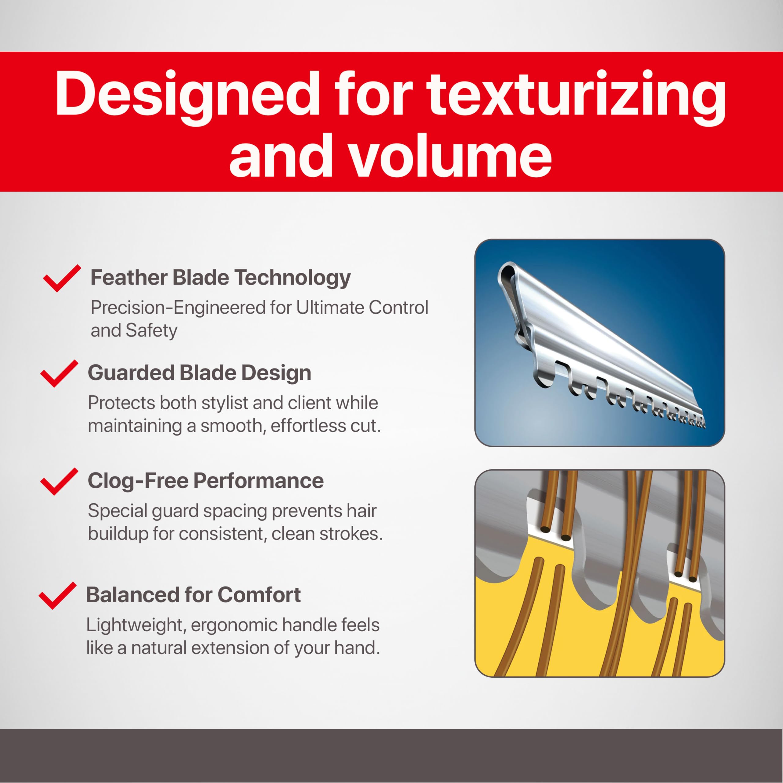 Feather - Styling Razor Texturizing Blades - For Professional Hair Cutting - Thinning, Texturizing, Shaping, and Styling - Japanese Stainless Steel - Replacement Blades - 10 Pack Made in Japan - Image 4