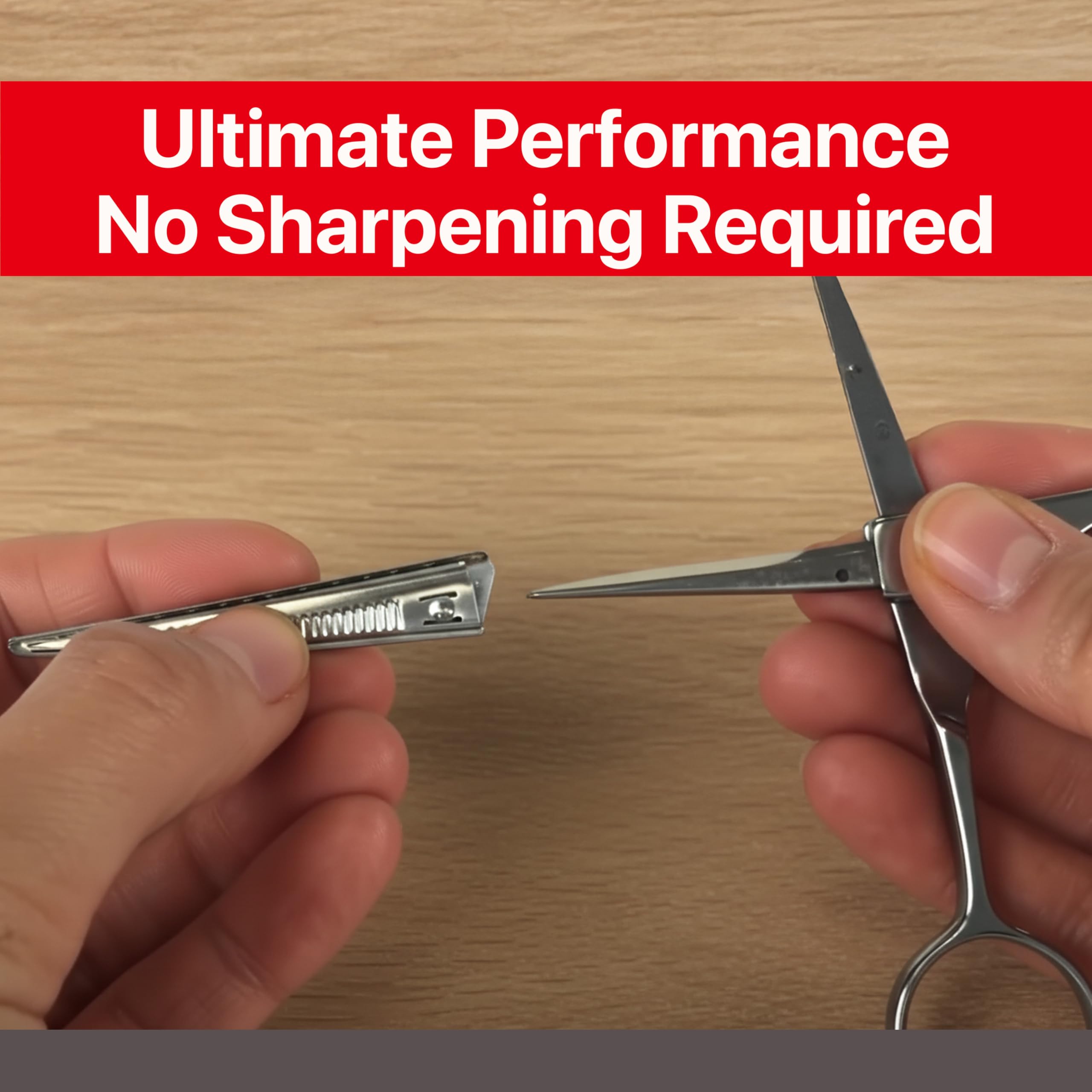 Feather - Switch-Blade Haircutting Shears Replacement Blades - Model 50/55 Scissors for Professional Stylists & Barbers - Stainless Steel - No-Nip Tip - Made in Japan - Image 6